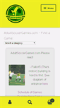 Mobile Screenshot of adultsoccergames.com